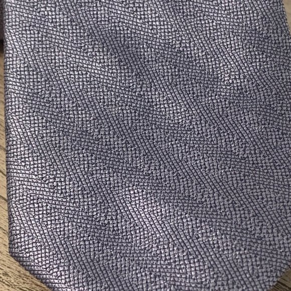 DIOR Homme Purple Black Metallic Striped Silk Neck Tie - Picture 2 of 8